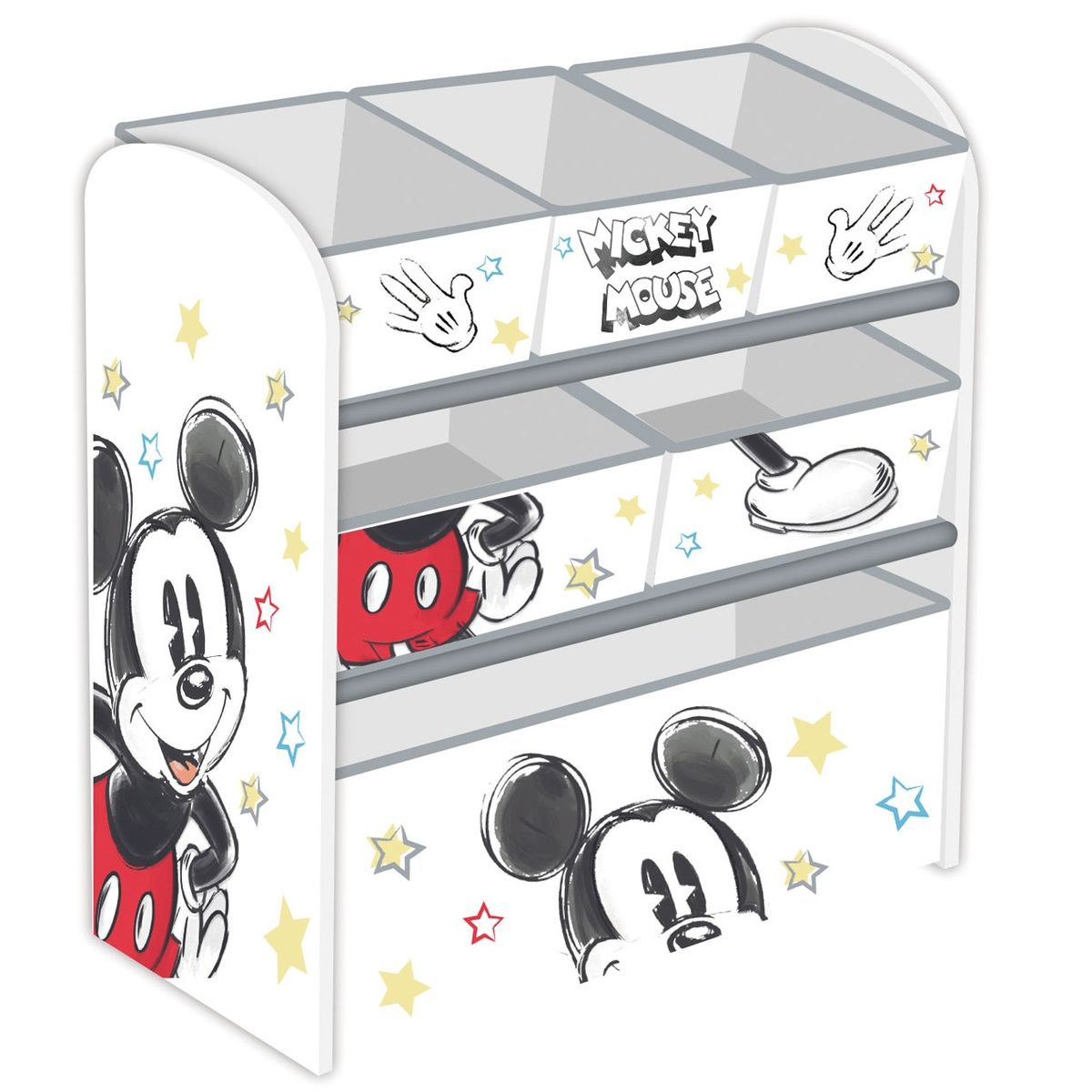 Disney Mickey Træ Reol m/6 kurve