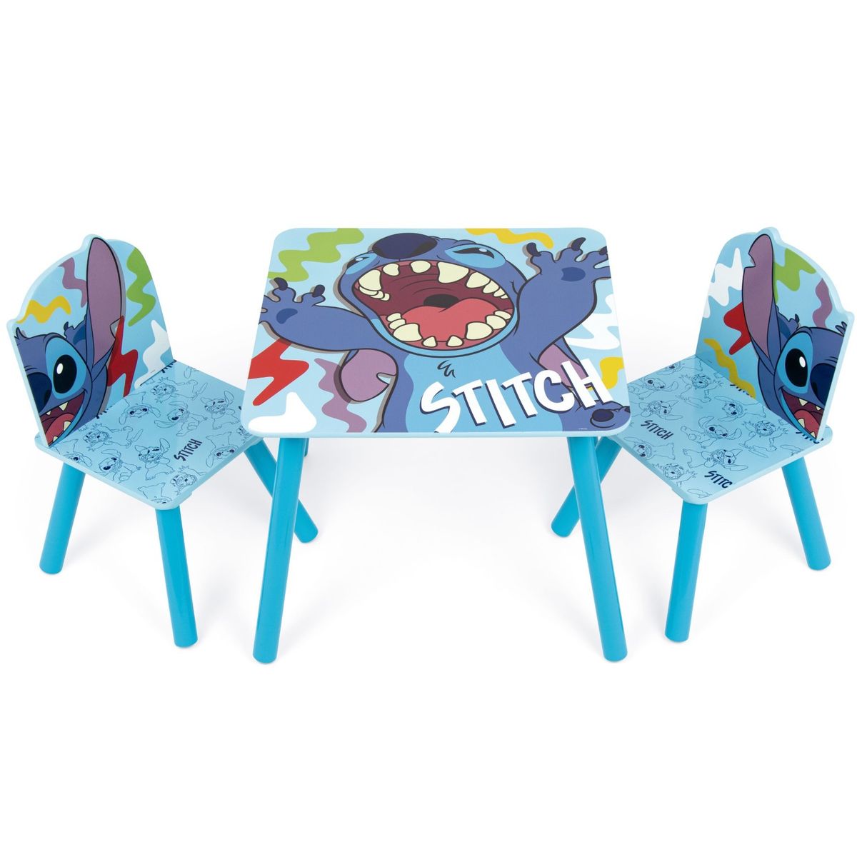 Disney Stitch Træ bord med stole