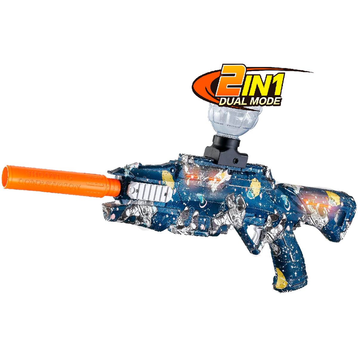 Elektronisk 2-i-1 Gel blaster + Dart blaster 59cm