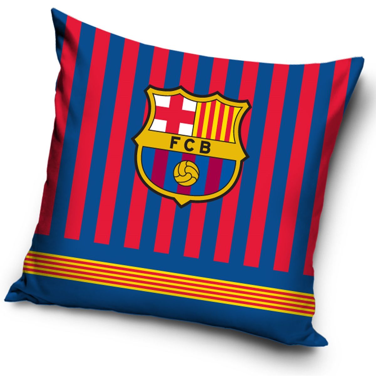 FC Barcelona pudebetræk 40 x 40 cm (Striper)