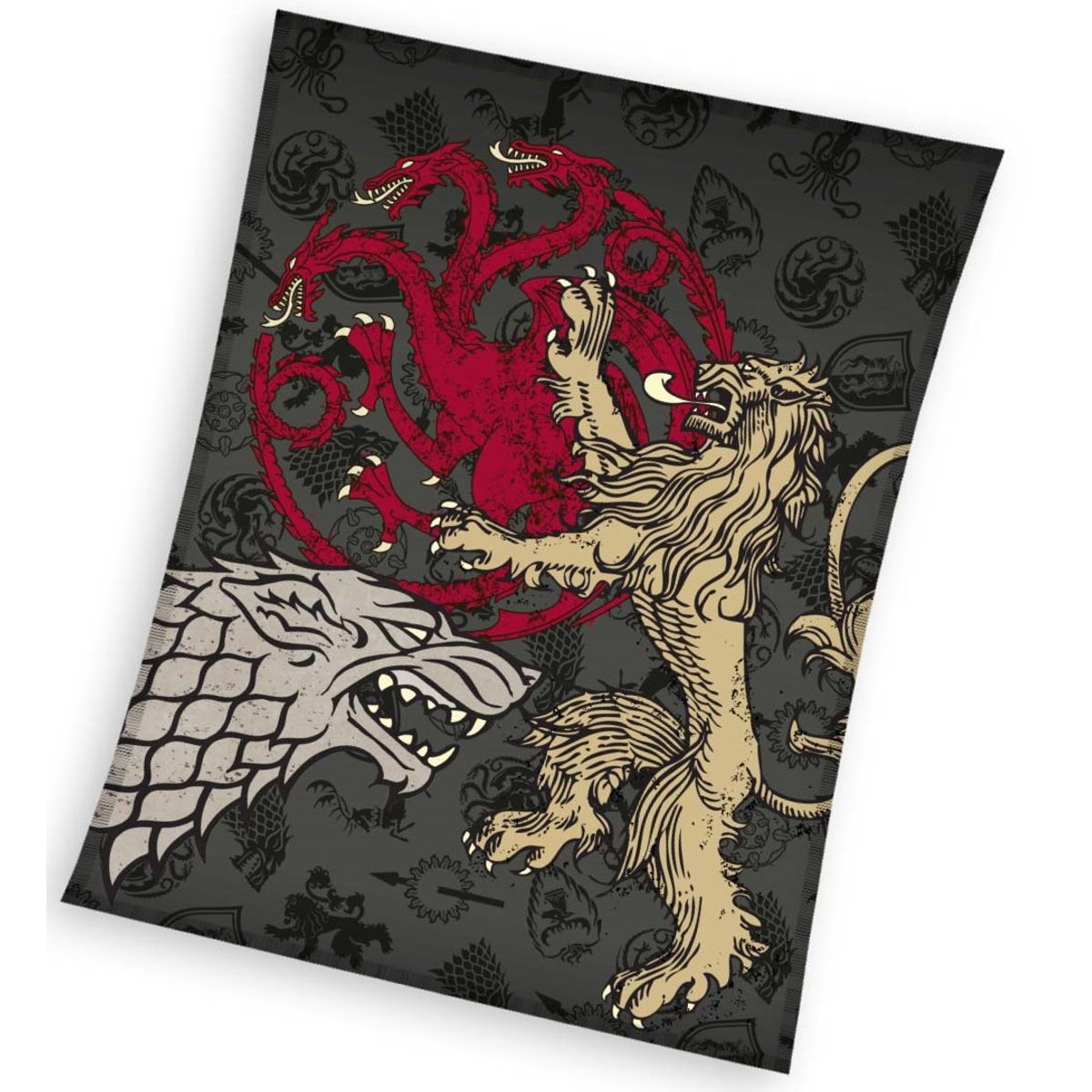 Game of Thrones Coral Fleece tæppe - 150 x 200 cm