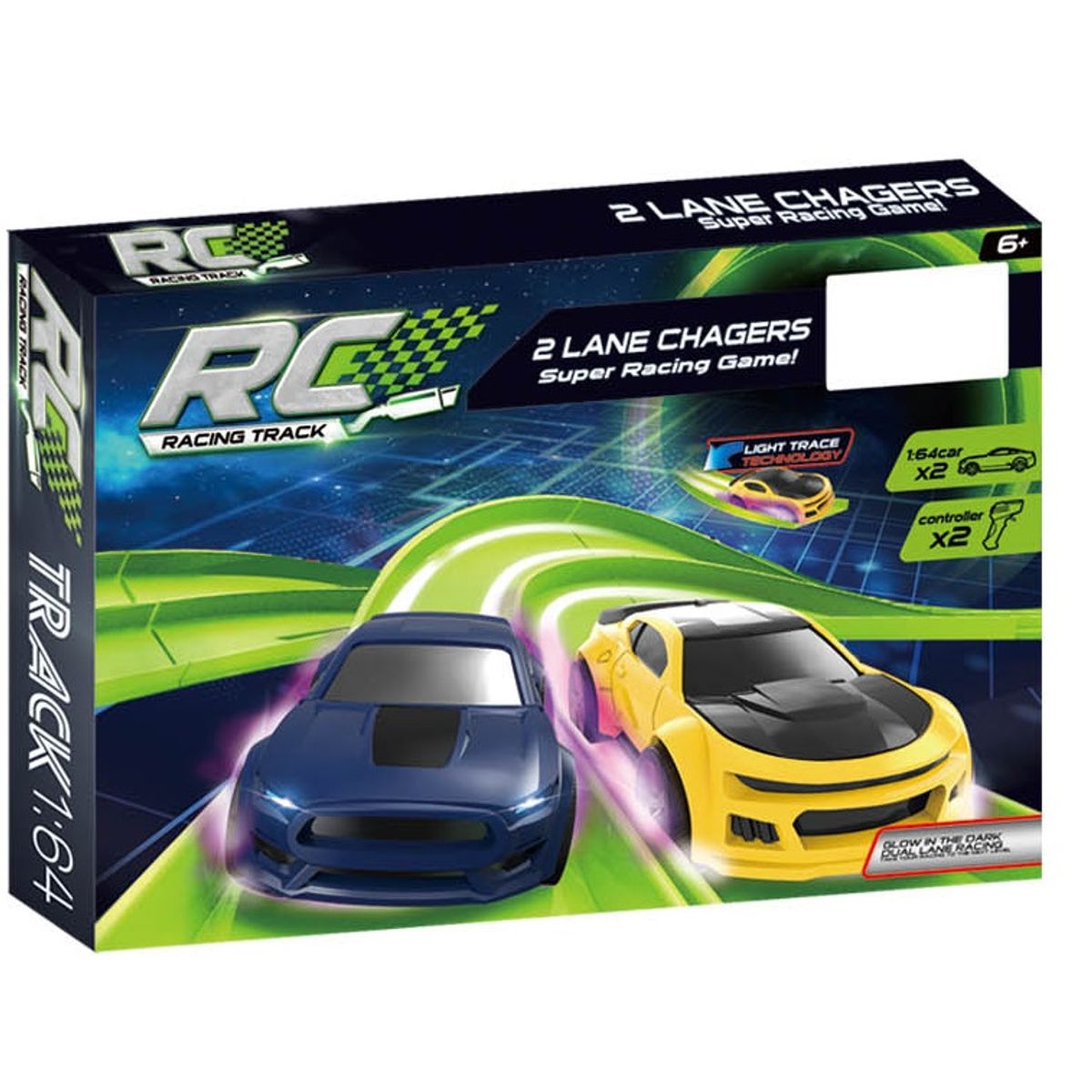 Glow in dark racerbane 494cm 1:64