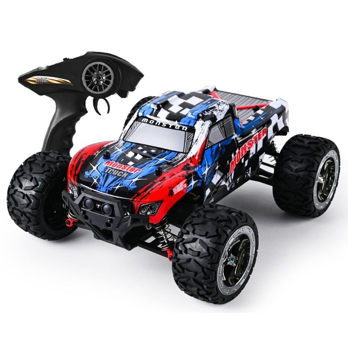 Guokai Monstertruck 1:16 Brushless 4WD Fjernstyret 2.4Ghz 45km/t Blå