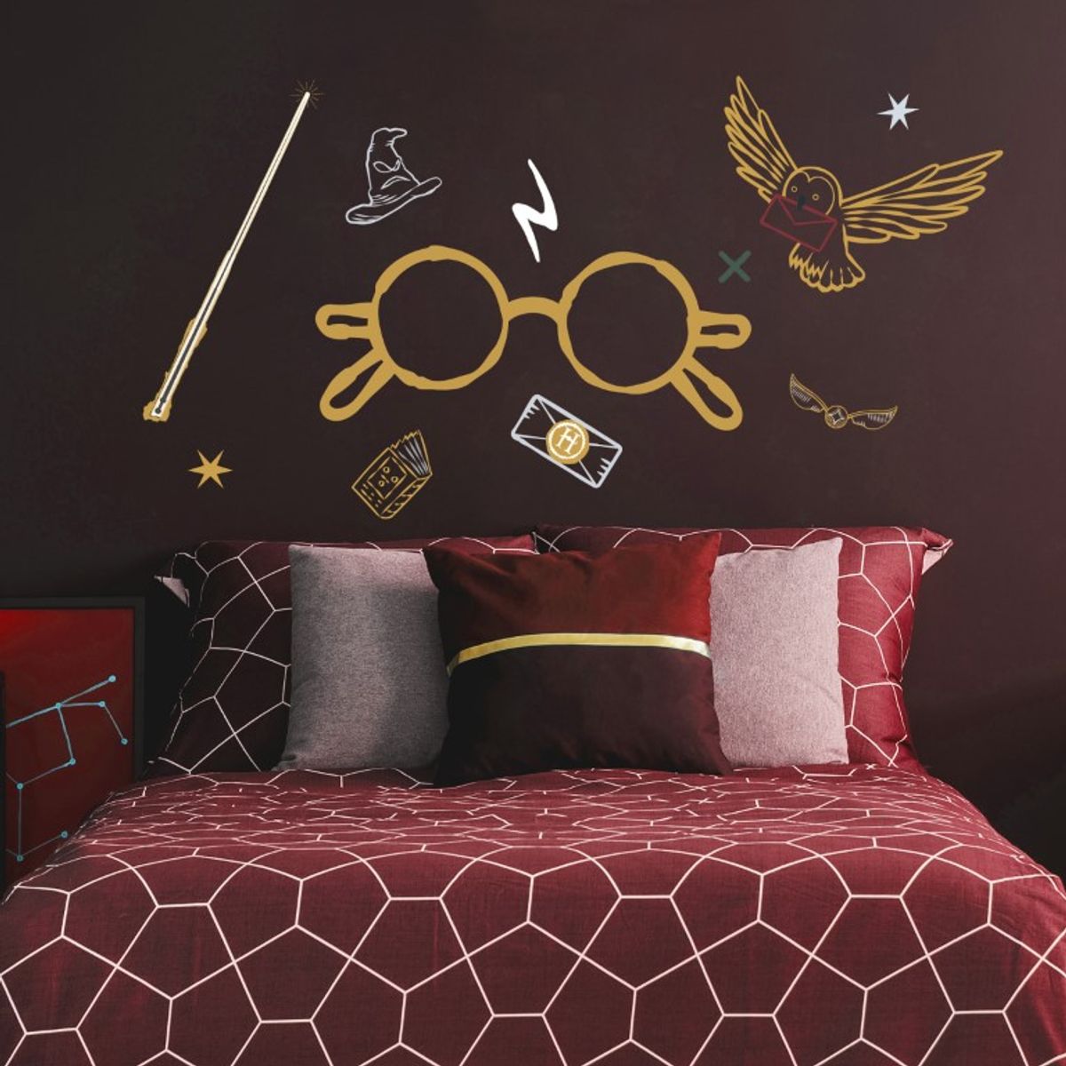 Harry Potter Briller Gigant Wallsticker