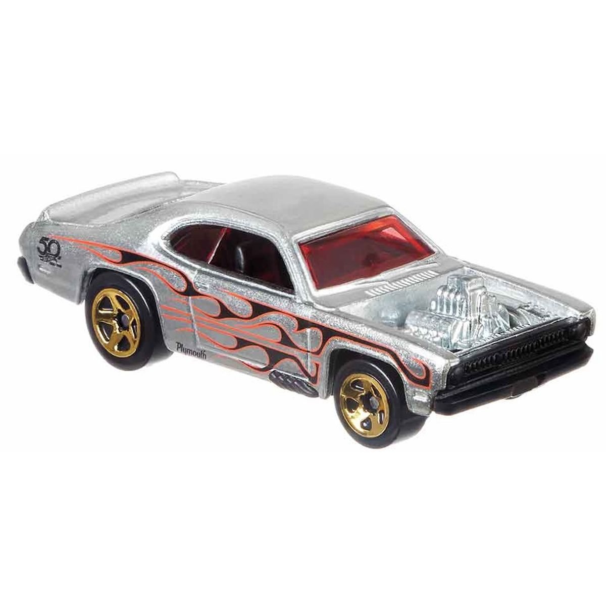 Hot Wheels 50TH Zamac Flames - PLYMOUTH DUSTER THRUSTER