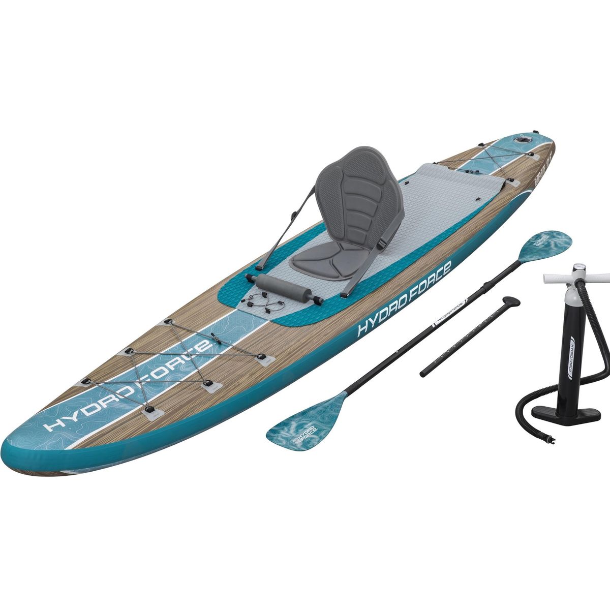 Hydro-Force Glider Elite 2-i-1 SUP Paddleboard og Kajak