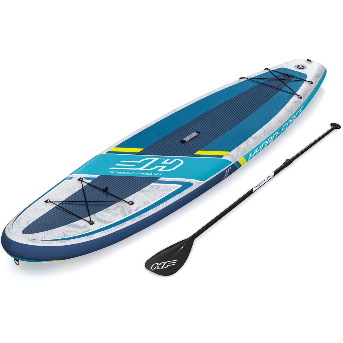 Hydro-Force SUP Paddle Board 335 x 84 x 15 cm Aqua Drifter Sæt