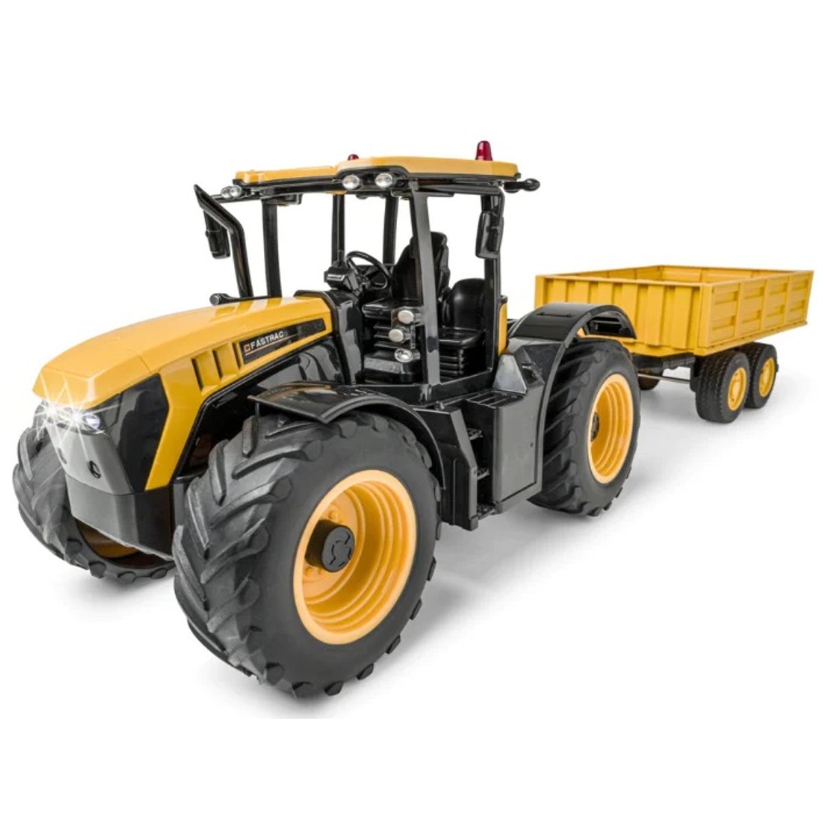 JCB Fastrac 4220 Fjernstyret Traktor med trailer 1:16 2.4G