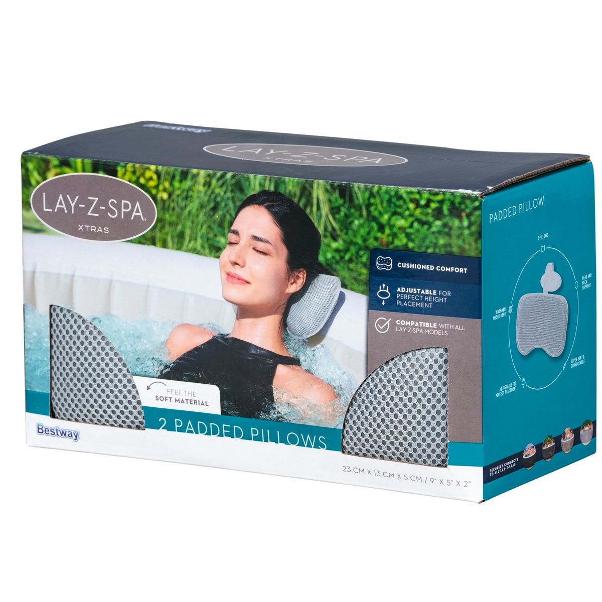 LAY-Z-Spa Polstret Pude (2 stk.)