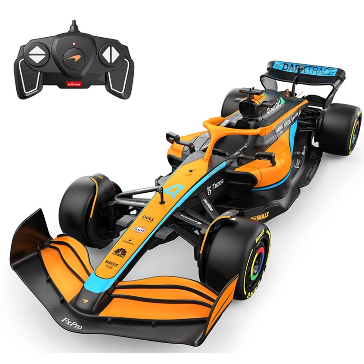 McLaren F1 MCL36 Fjernstyret Bil 1:18, 2.4G