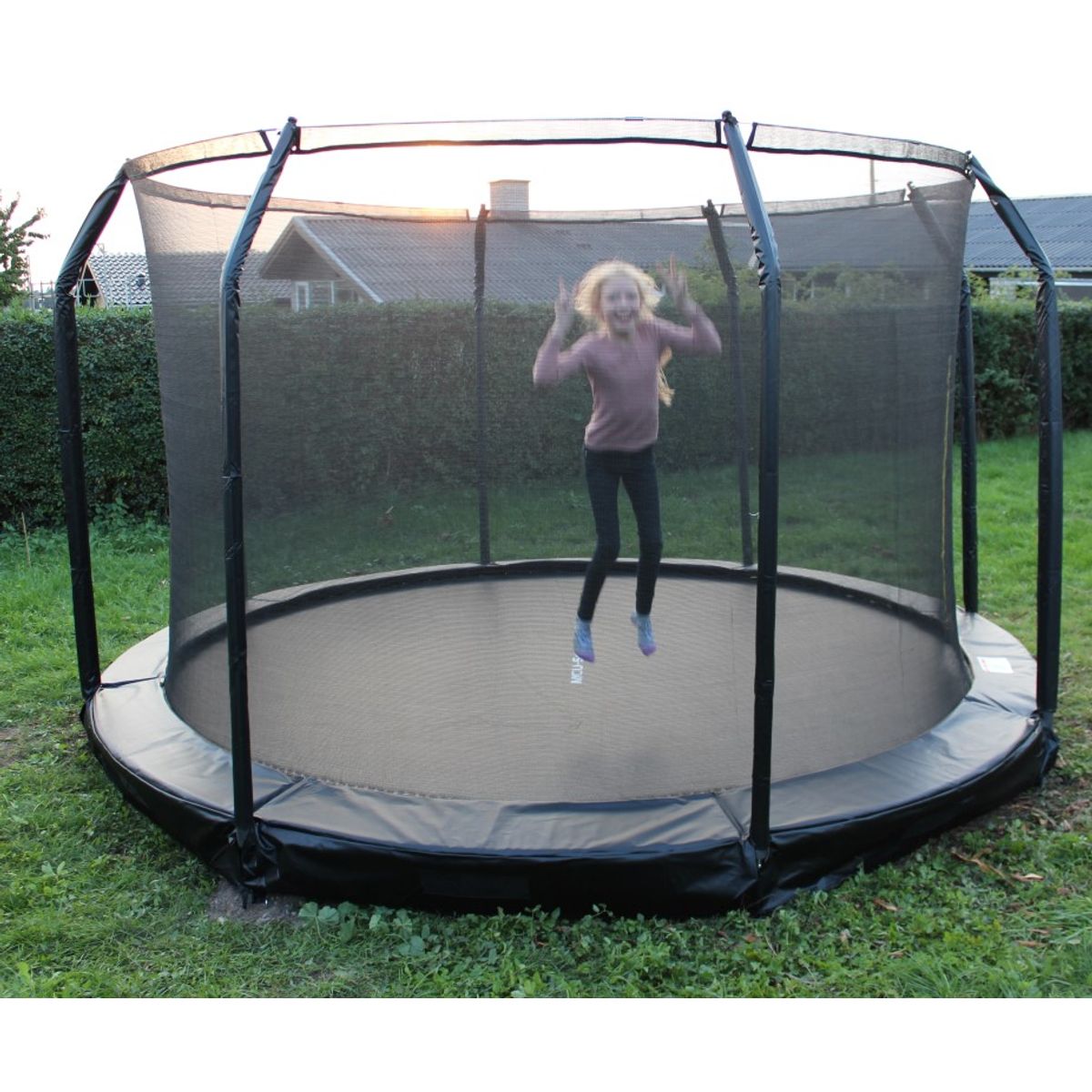 MCU-Sport NedGravet / Inground Trampolin 3.7M + Sikkerhedsnet