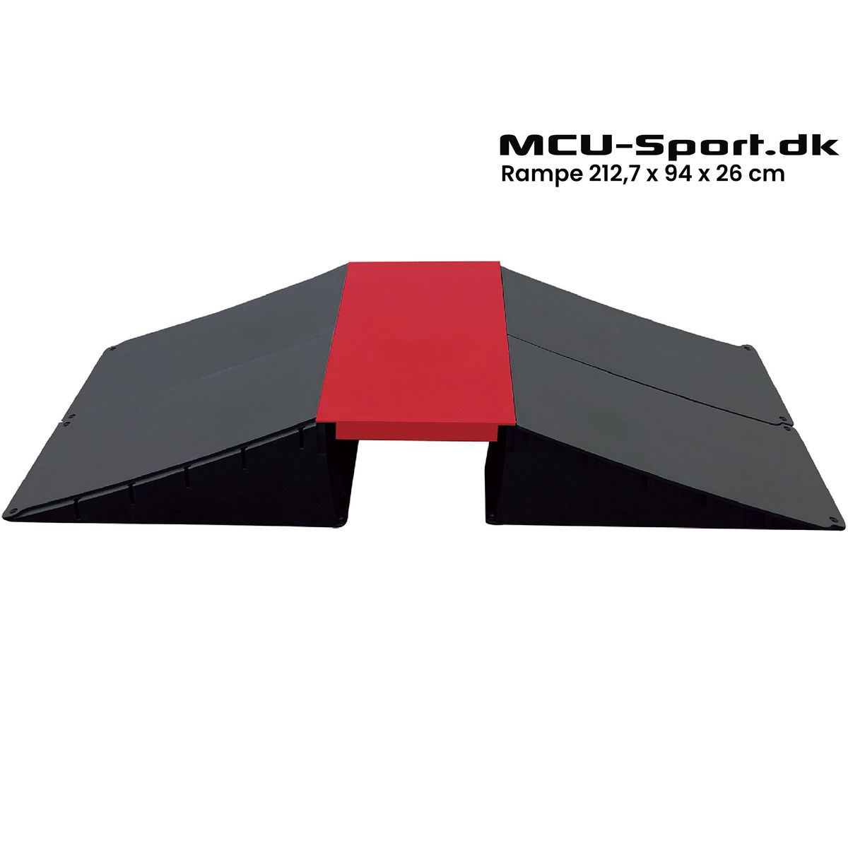 MCU-Sport Skate Rampe sæt 212,7 x 94 x 26 cm