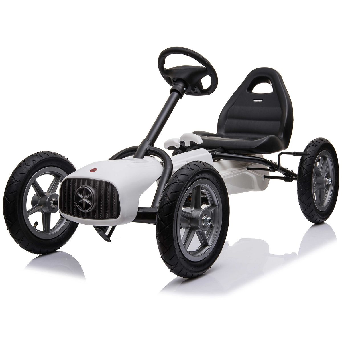 MegaLeg Pedal AIR Gokart 1903 til børn, Hvid