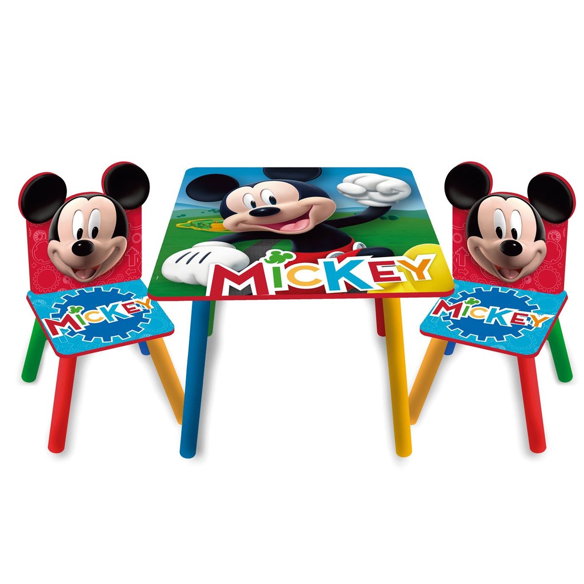 Mickey Mouse Træ bord med stole