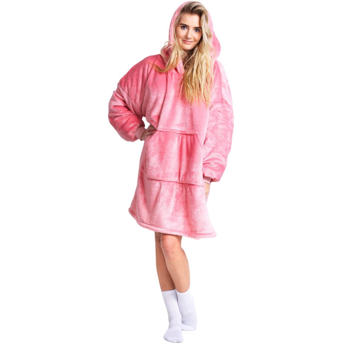 Noxxiez Cuddle Voksen Hoodiez - Pink