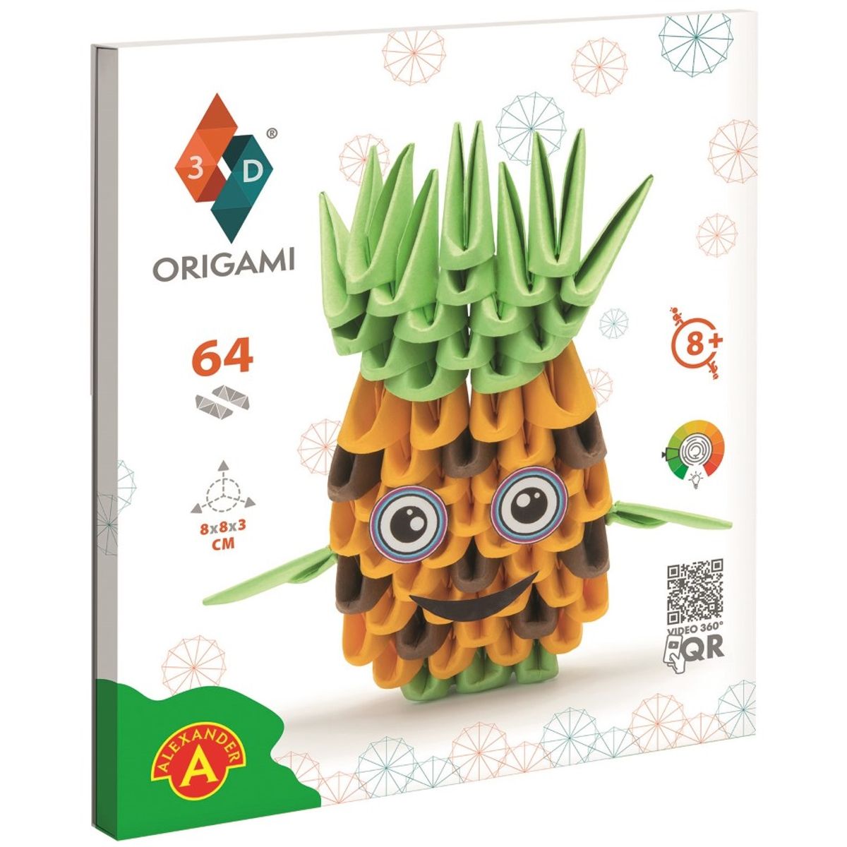 Origami 3D - Ananas