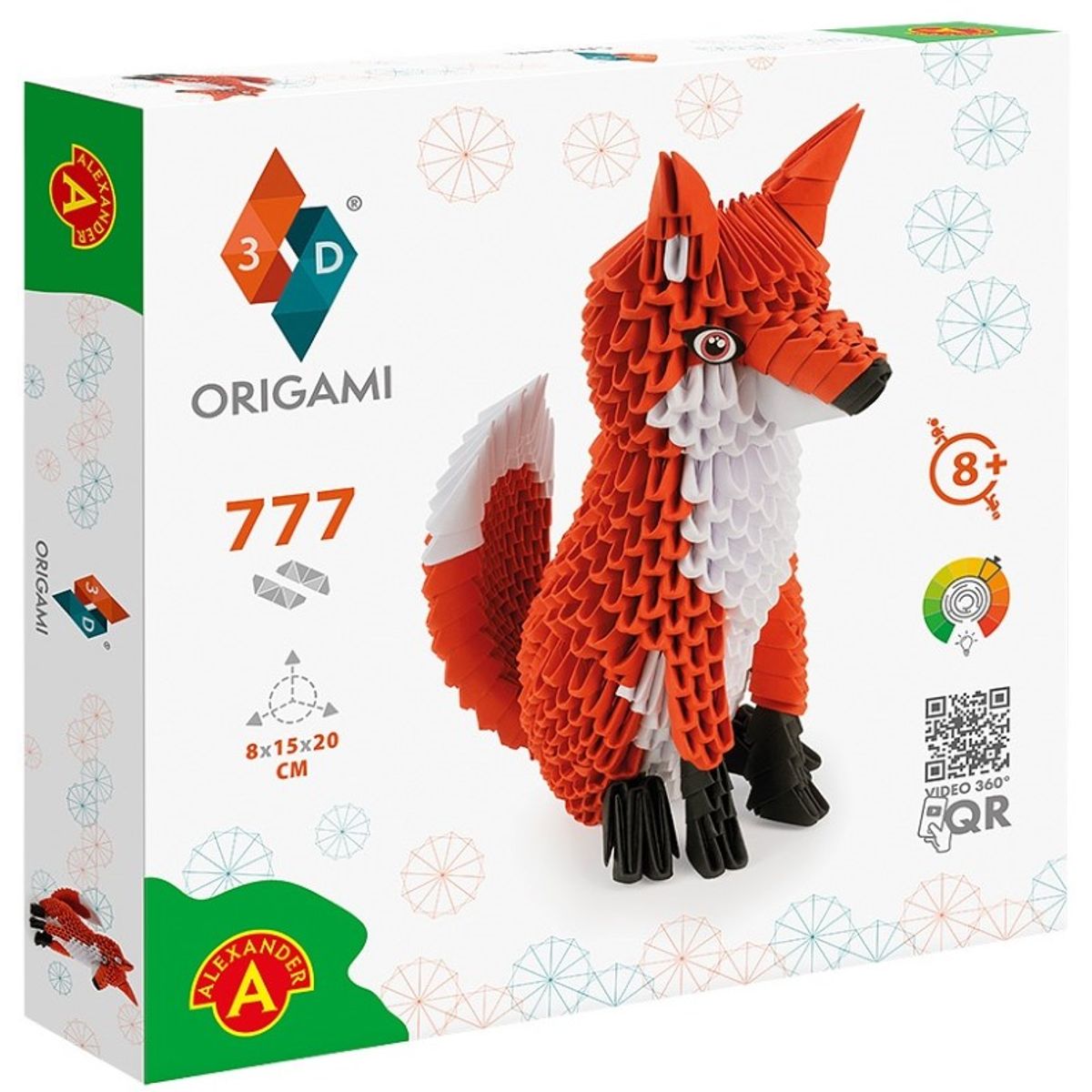 Origami 3D - Ræv