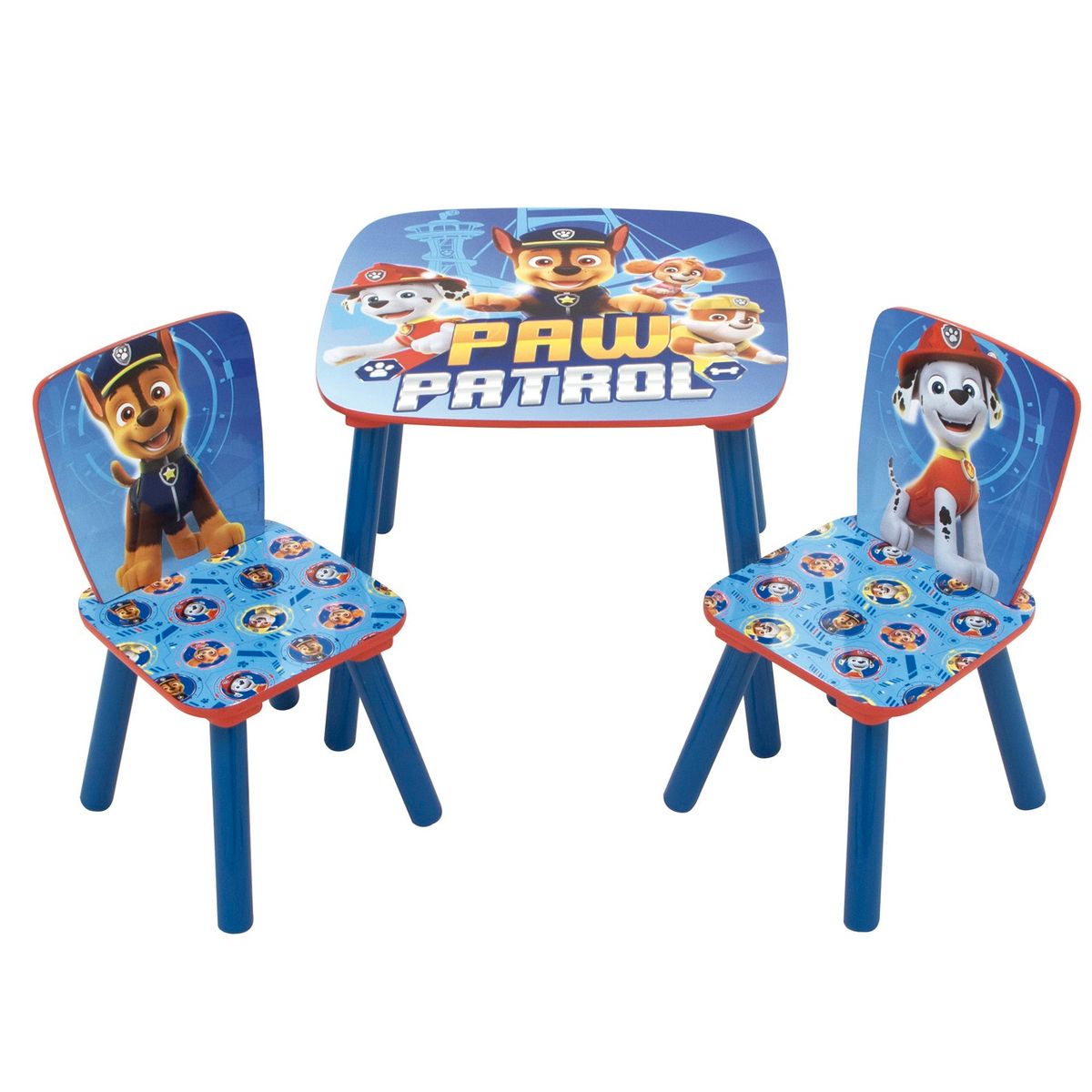 Paw Patrol Træ bord med stole