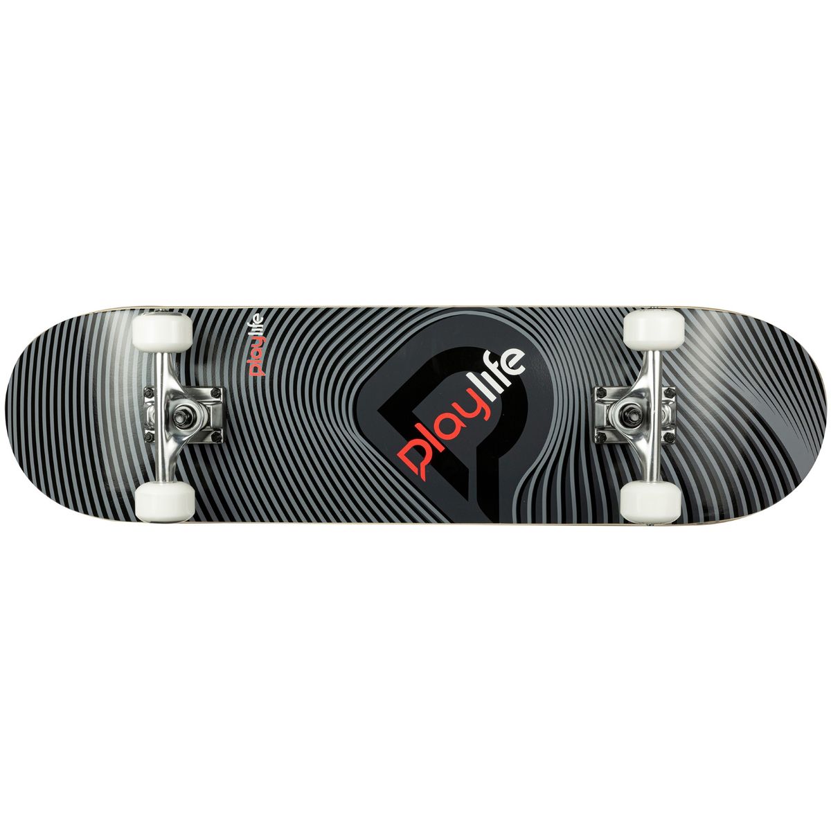 Playlife Illusion Grey Skateboard