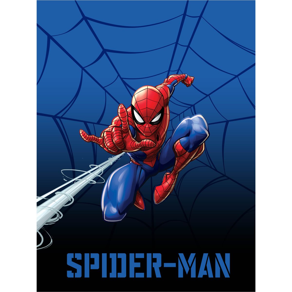 Spider-Man Coral Fleece tæppe - 150 x 200 cm