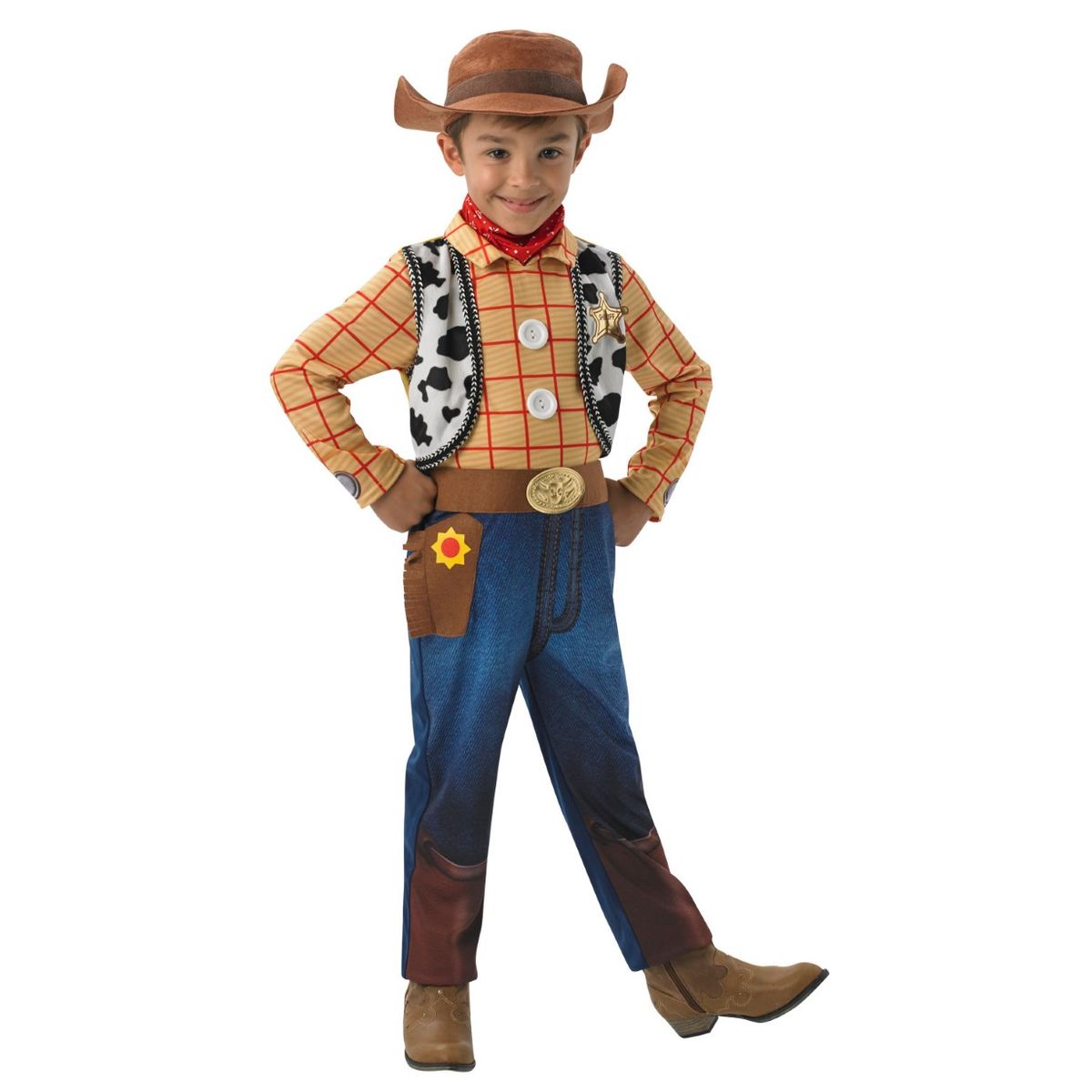 Disney Toy Story Woody Deluxe Kostume (Str. 128/L)