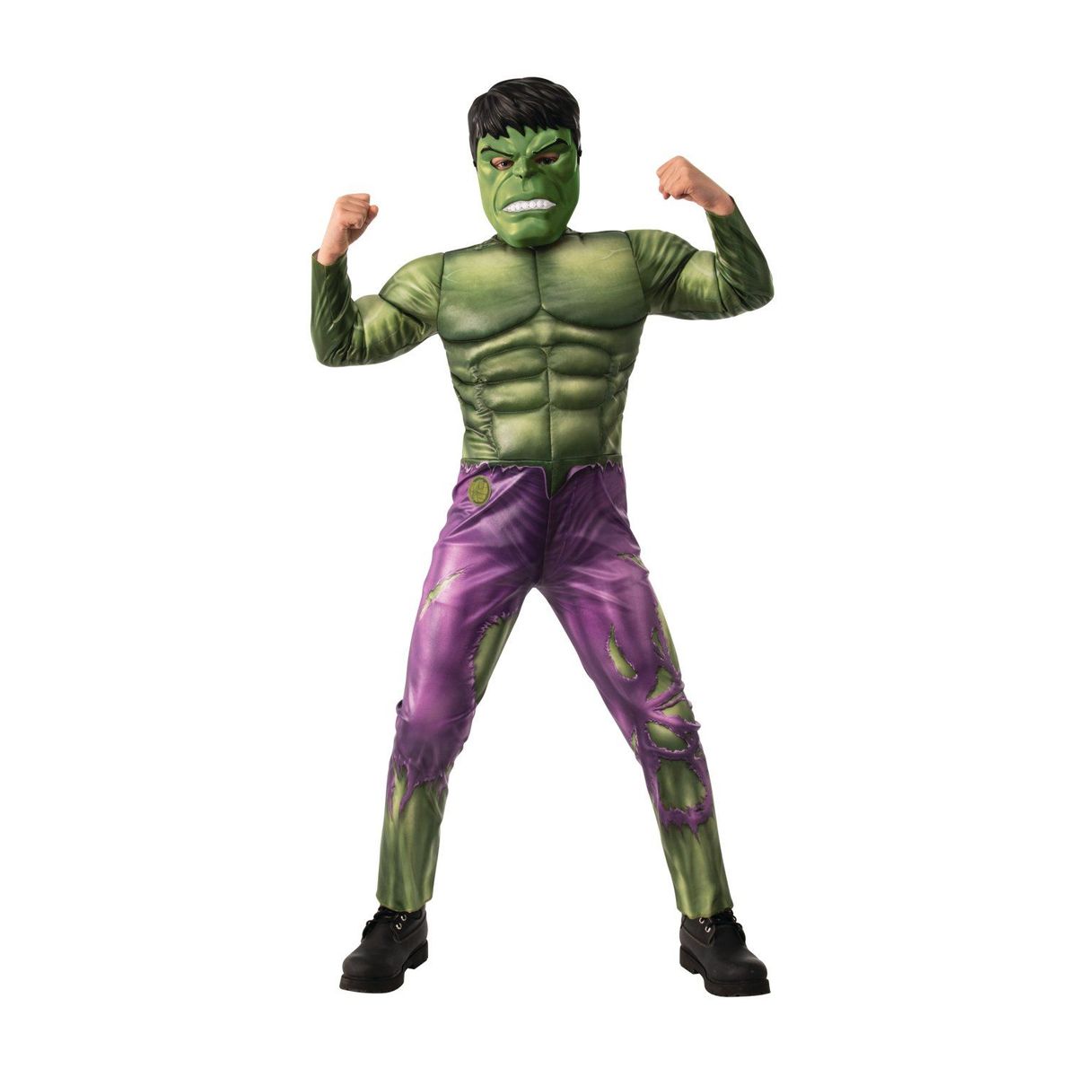 Marvel Hulk Deluxe Børnekostume (Str. M)