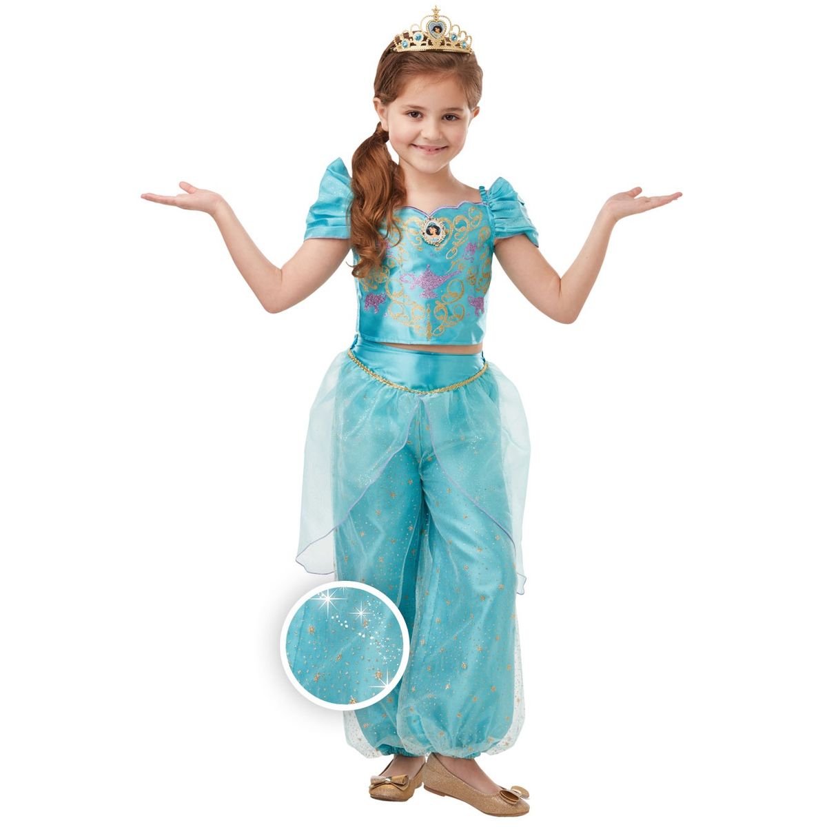 Disney Prinsesse Jasmin Kostume (Str. 104/S)