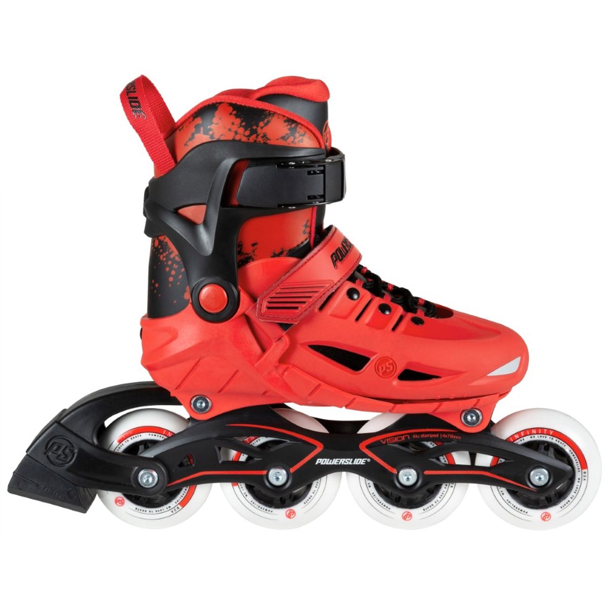 Powerslide Phuzion Universe 4W Red Str. 37-40