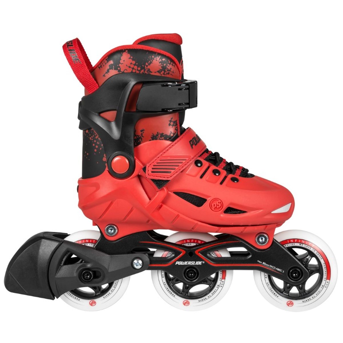 Powerslide Phuzion Universe 3W Red Str. 29-32