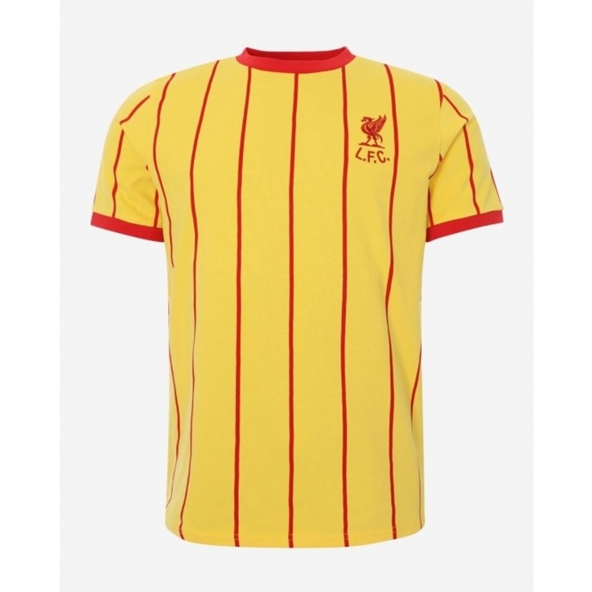 Liverpool 1982 away T-shirt yellow - mens-XL