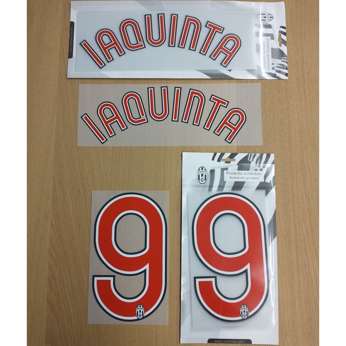 Juventus home printing 2007/08 - Iaquinta 9-Adult