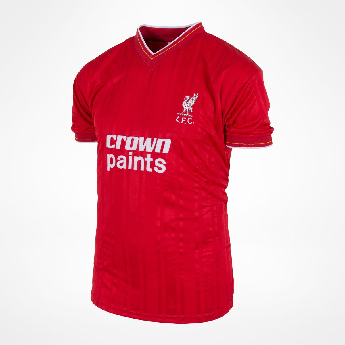 Liverpool 1986 home retro shirt - Crown Paints-M