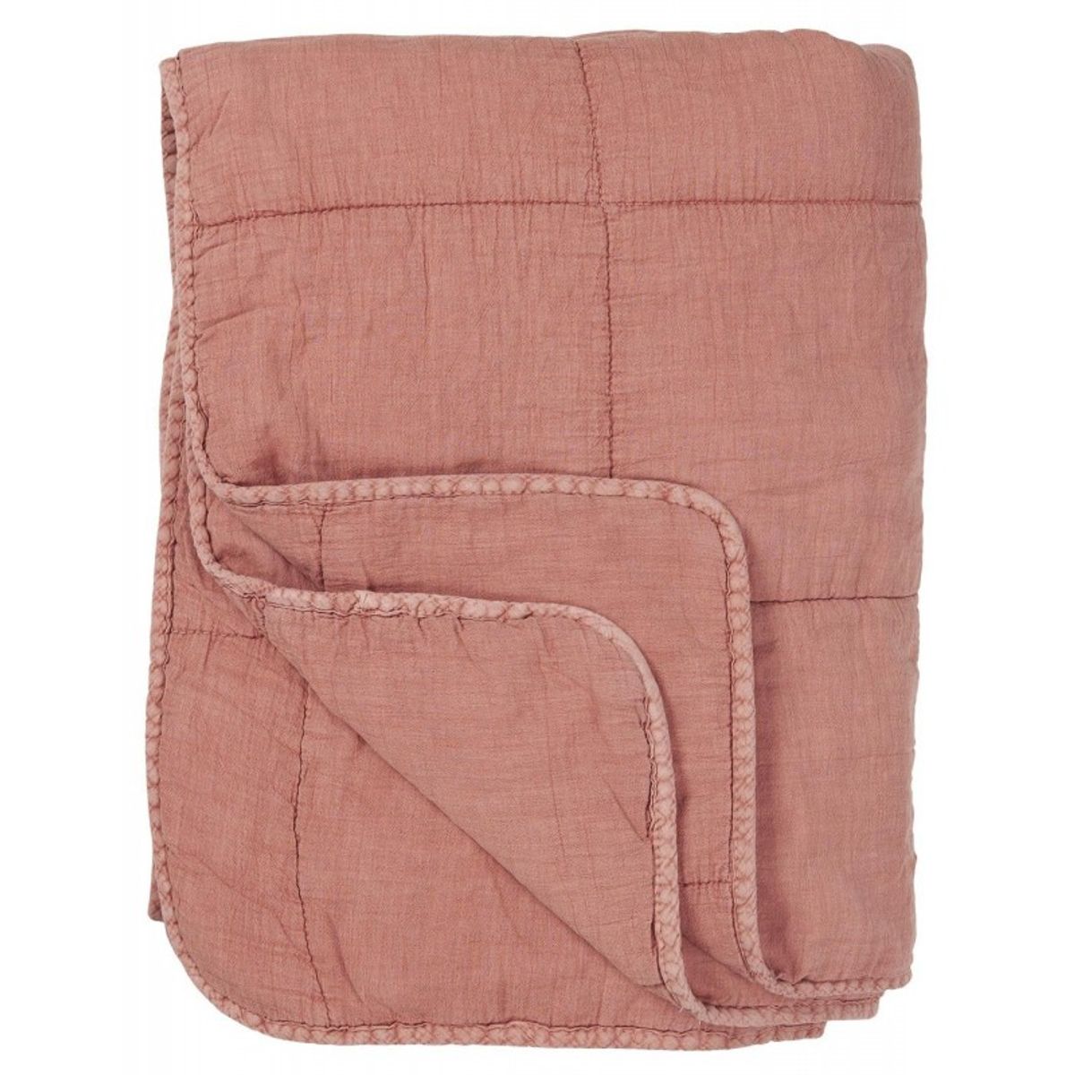 Quilt / Vattæppe gammel rosa - Ib Laursen 130x180