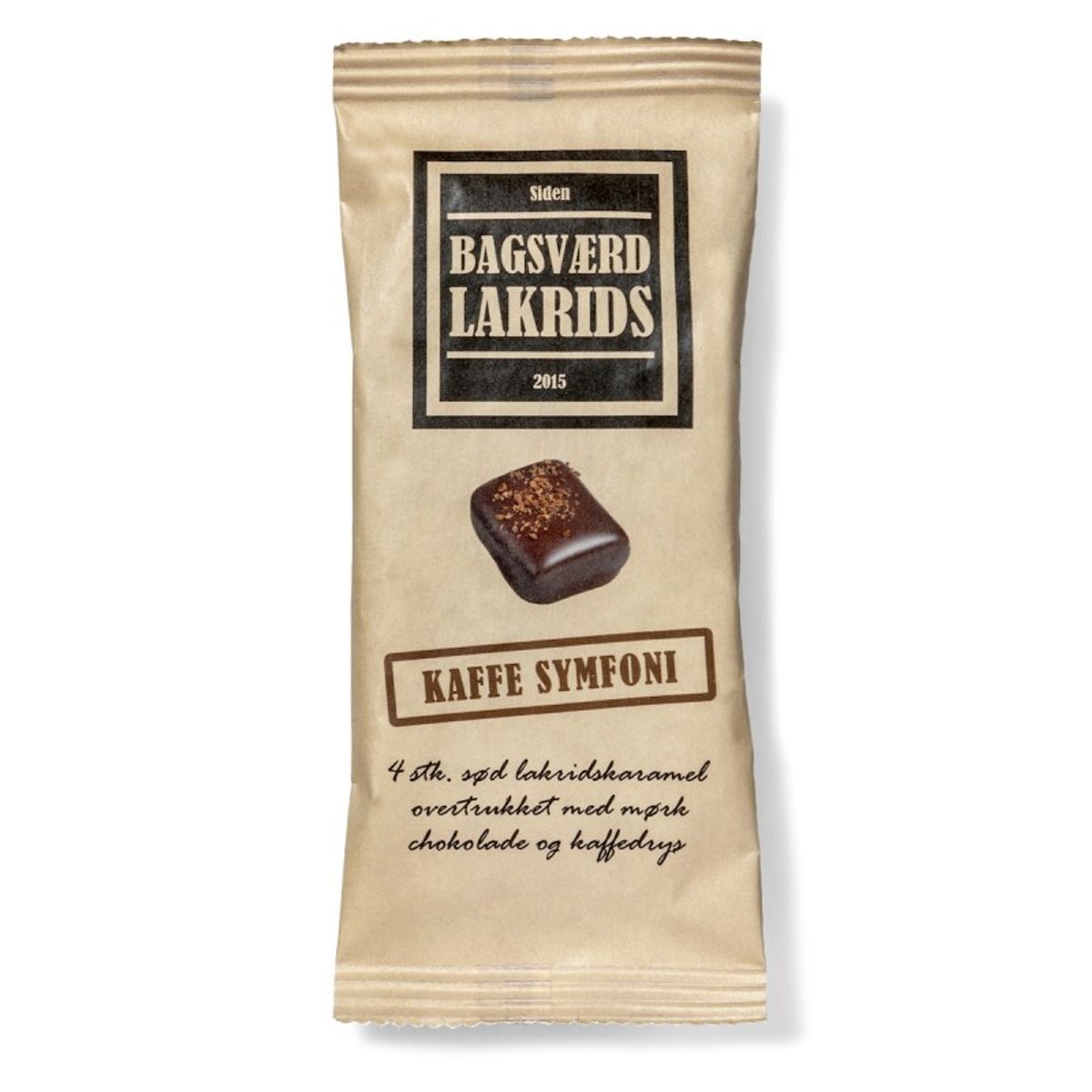 Bagsværd Lakrids - Flow-pack Kaffe Symfoni - 4 stk.