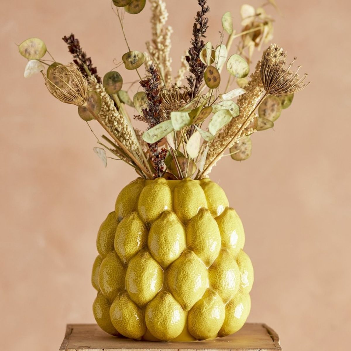 Vase m/ citroner "Limone" - Bloomingville H: 22