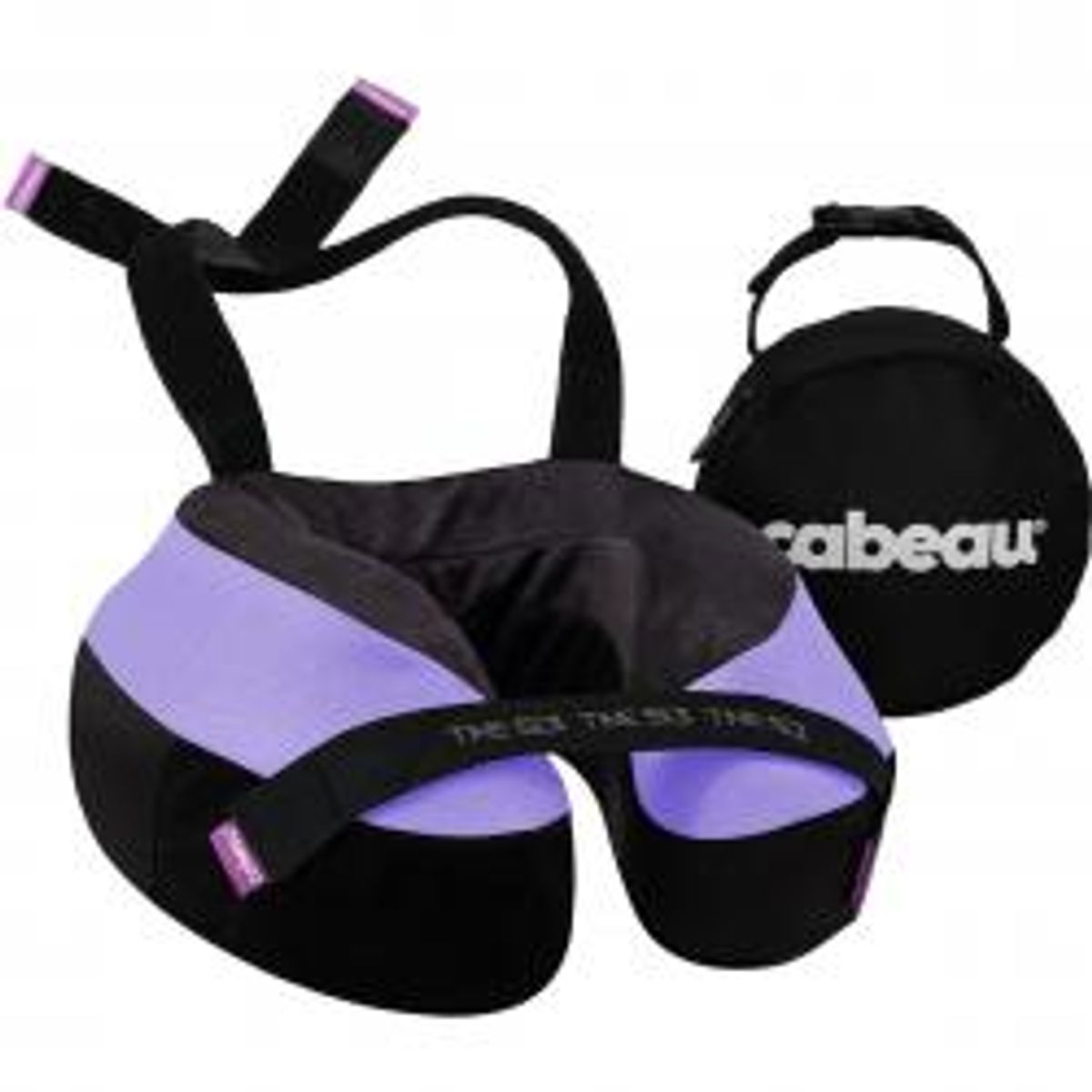 Cabeau The Neck's Evolution S3 Black/Lavender Paris - Nakkepude