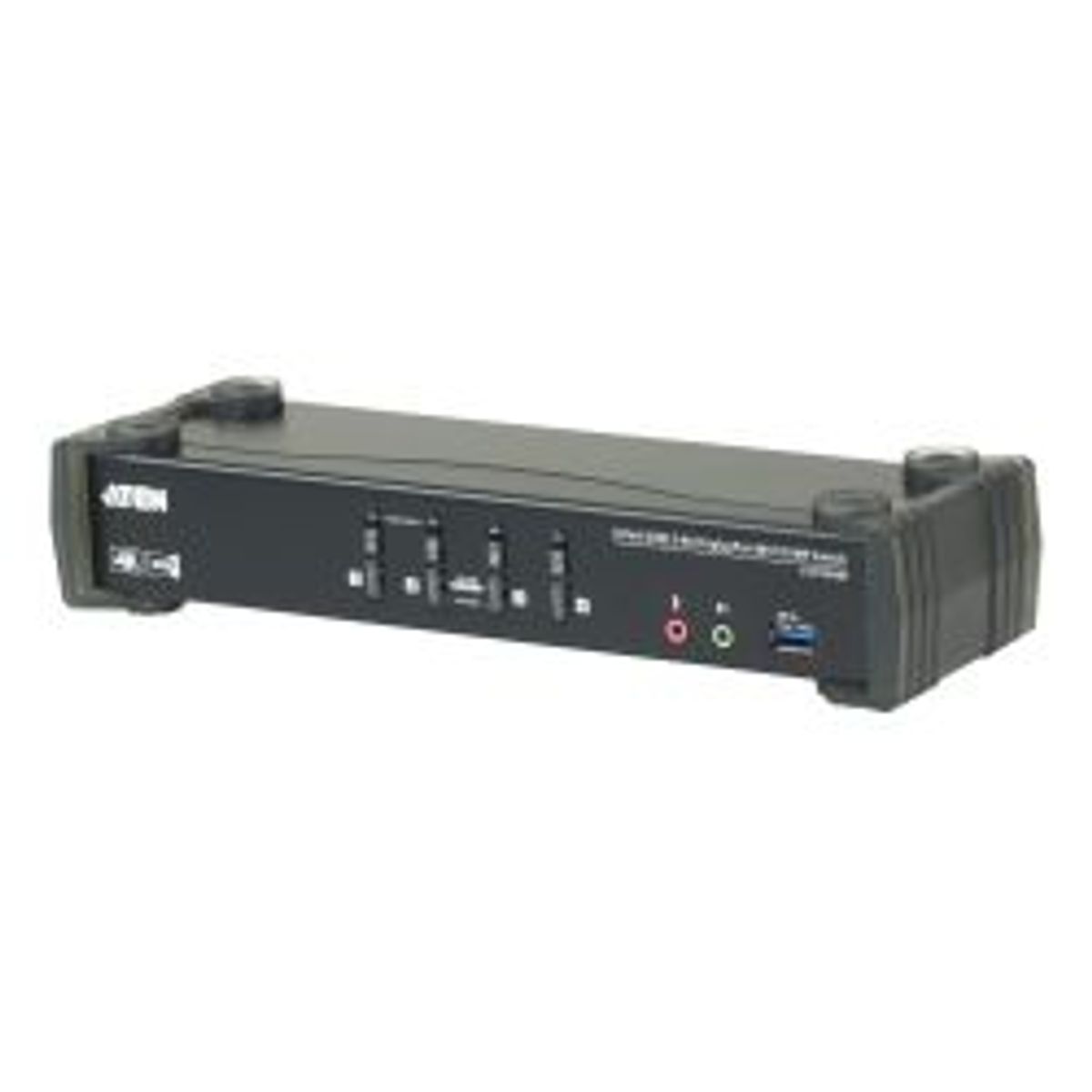 Aten 4-port Usb 3.0 4k Displayport Mst Kvmp Switch