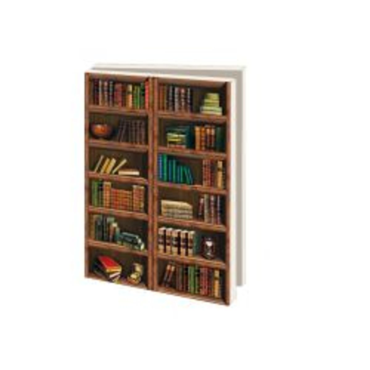 Bekking & Blitz Card Set Bookshelf - Postkort