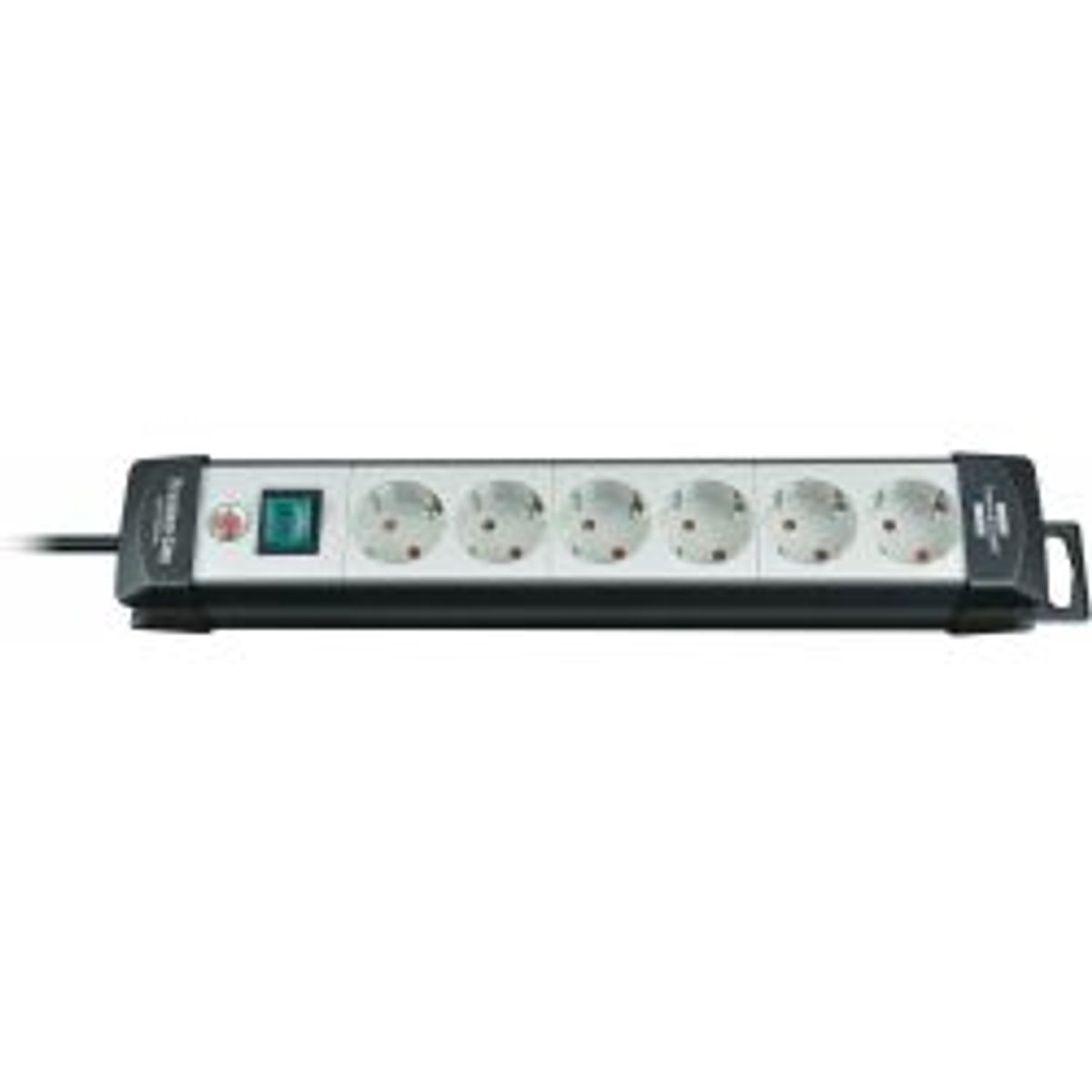 Brennenstuhl Power Strip, 6xcee 7/3, 1xcee 7/7, 5m Cable, Black/grey