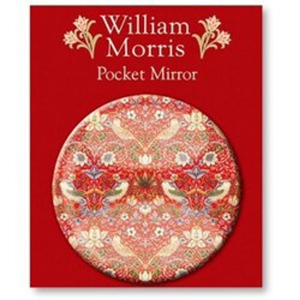 Pocket Mirror Strawberry Red