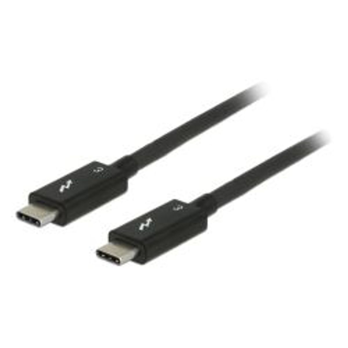 Delock Thunderbolt 3 Cable, 40gbps, 0.5m, E-marker, 100w, Black