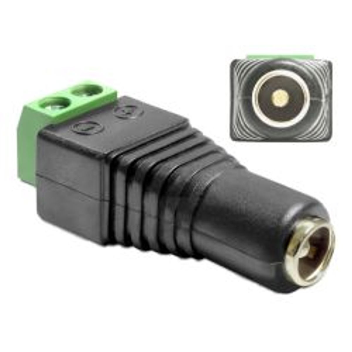 Delock Adapter Dc 5.5 X 2.5 Mm Female > Terminal Block 2 Pin