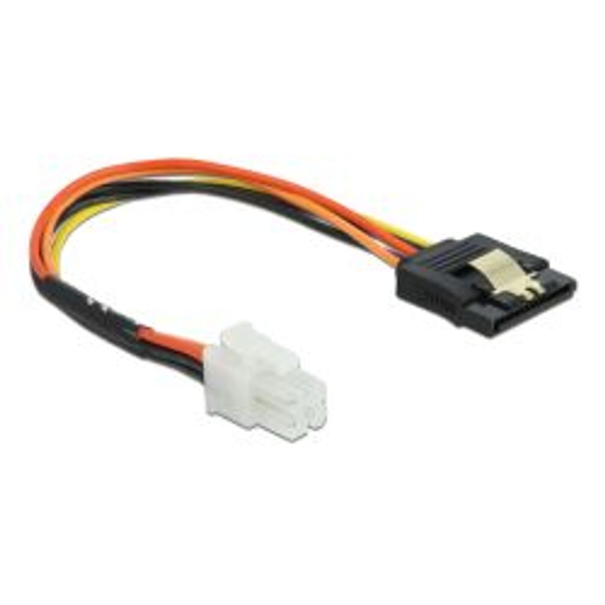 Delock Cable P4 Male > Sata 15 Pin Receptacle 20 Cm