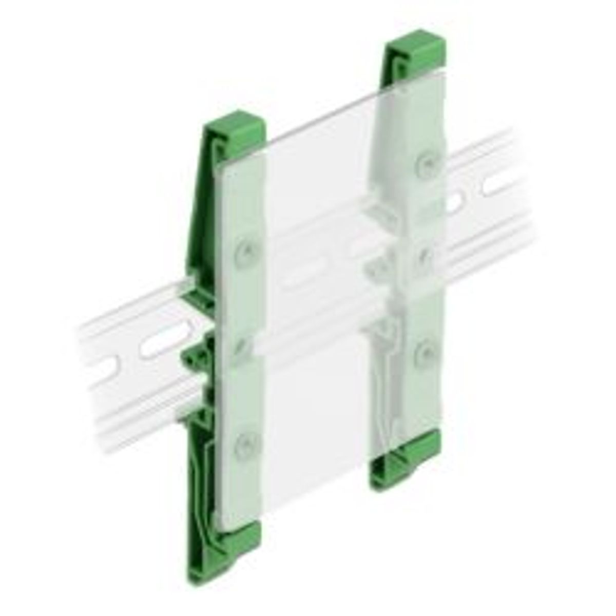 Delock Din Rail Clip For Pcb 122 Mm 4 Pieces