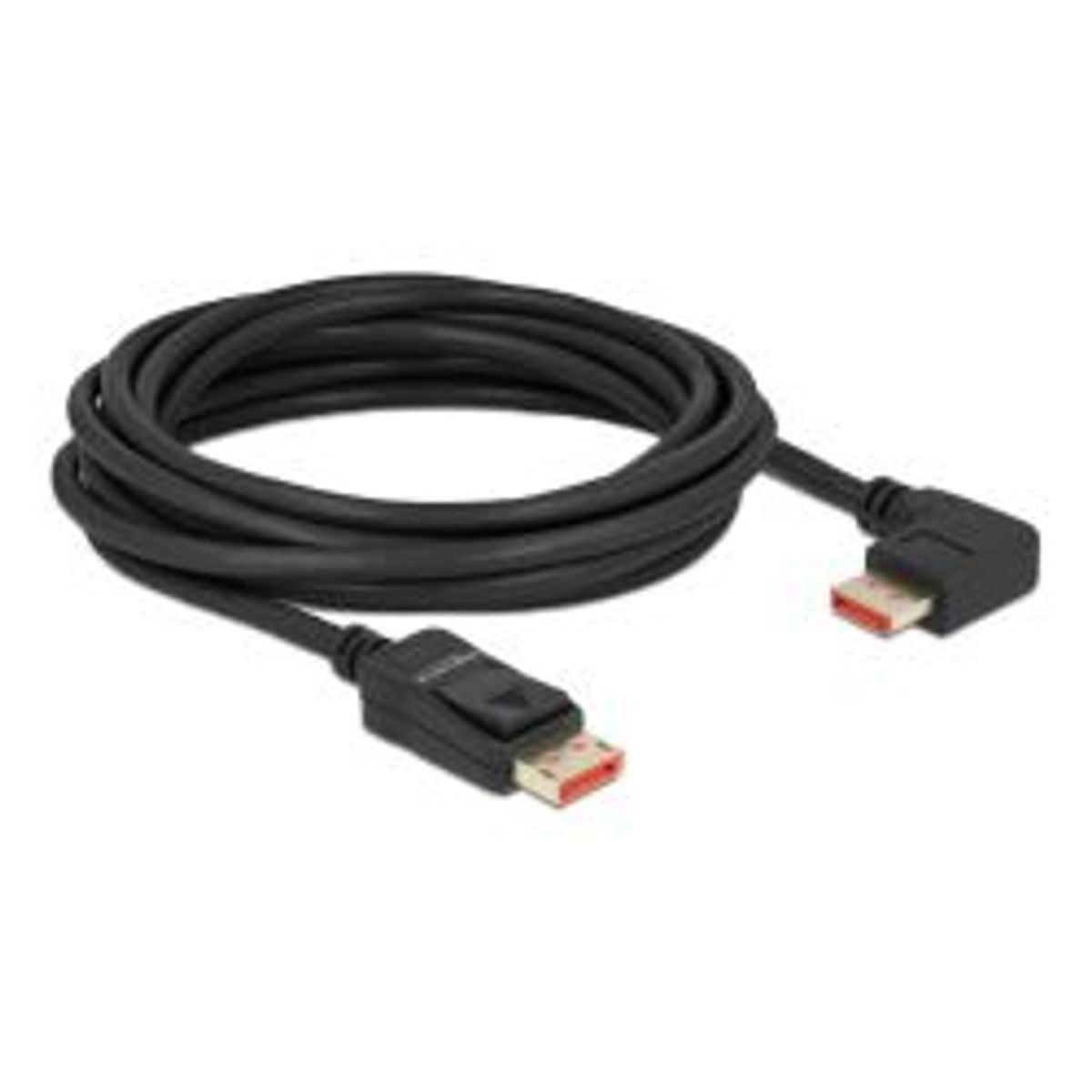 Delock Displayport Cable Male> Male 90 ° Right Angled 8k 60 Hz 5m