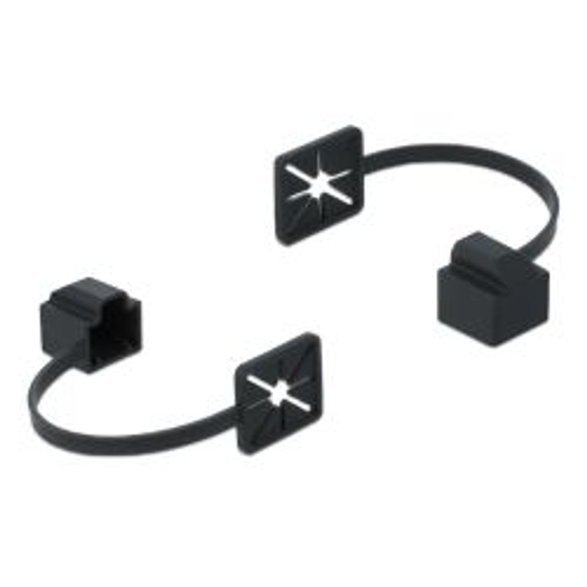 Delock Dust Cover For Rj45 Plug With Mounting Clip Black