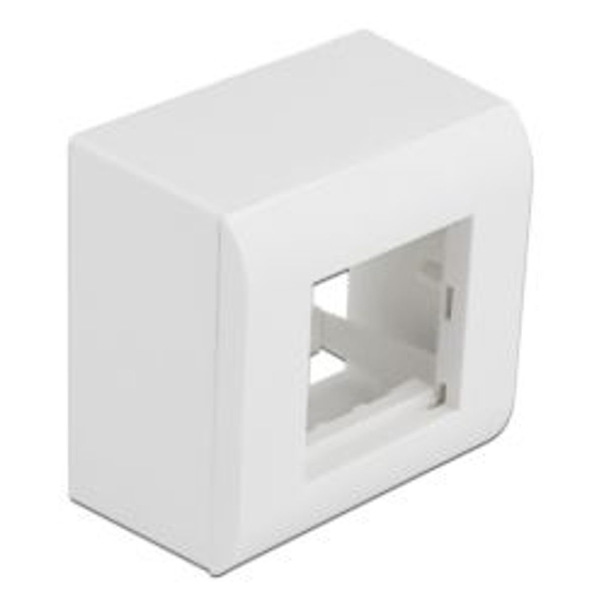 Delock Surfacemounted Housing Easy 45 Modules 82 X 82 Mm White