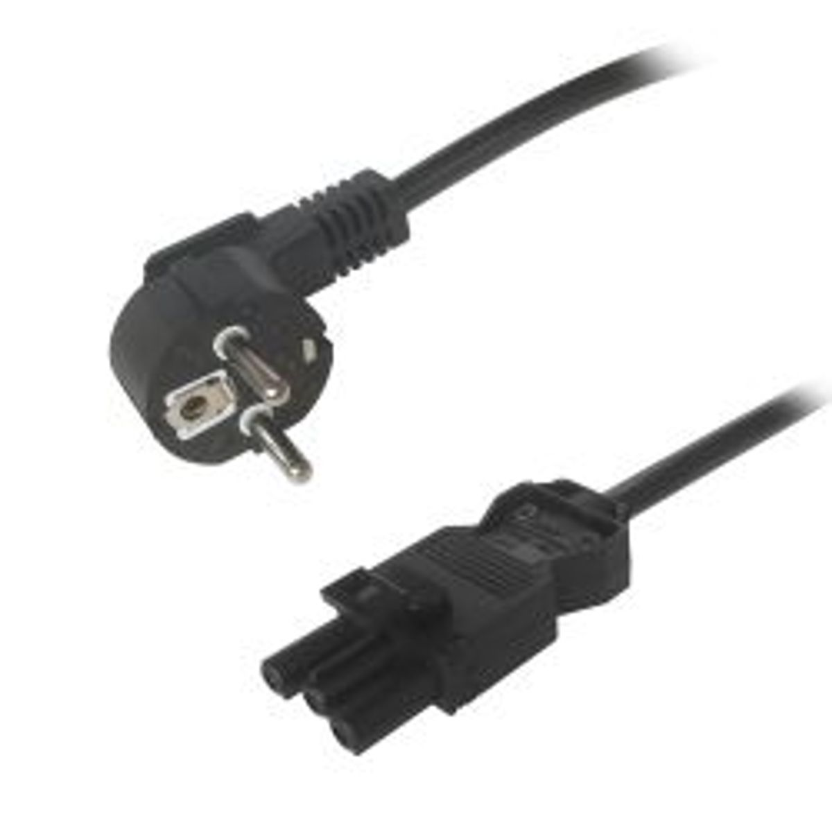 Deltaco Gst18 Power Cable, Cee 7/7 - Gst18 Female, Black, 3m - Kabel