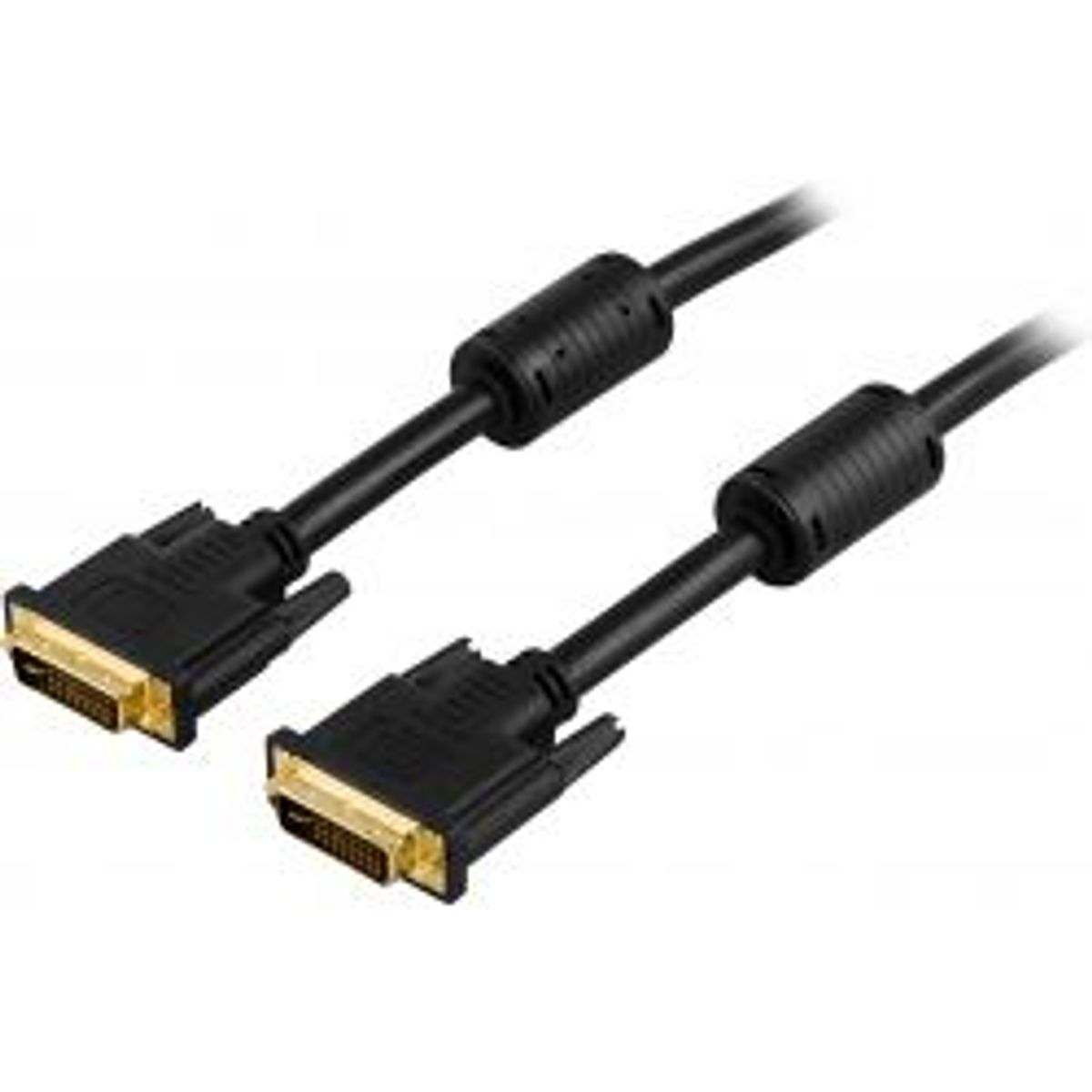 Deltaco Dvi Monitor Cable Dual Link, Dvi-i Ma - Ma 2m