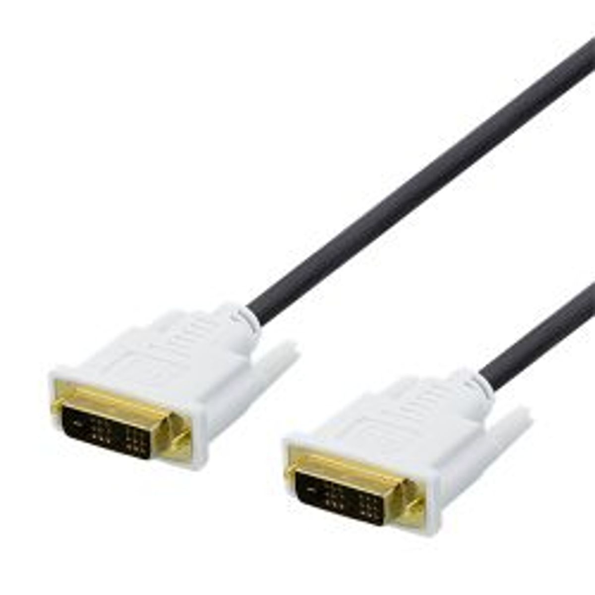 Deltaco Dvi Monitorcable Dual Link, Dvi-d Male - Male, 2m - Kabel